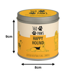 Eco Bag Scented Pet Odour Neutralising Candle Fresh Jasmine & Tonka 50 Hour Burn Time Aromaguard Technology - thumbnail 9