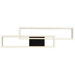 Luminosa Lighting Luminosa Tatjana Semi Flush Ceiling Light Matt Black Led 3000K - thumbnail 5