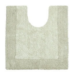 Allure Bath Fashions Elegance Reversible Heavyweight Pedestal Toilet Mat - Sage Green - thumbnail 2