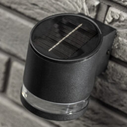CGC Lighting Cgc Freddie Black Solar Modern Outdoor Wall Lamp - thumbnail 7