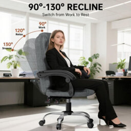 Onemill Ergonomic Office Chair With Tilt Function Heavy Duty For Home Office Working - thumbnail 7