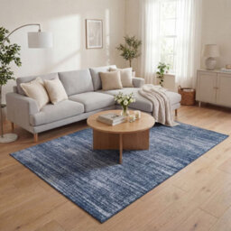 The Rugs Montana Blue Abstract Area Rug And Runner Soft Durable Pet Friendly Easy To Clean Living Room Bedroom 3800Bl - thumbnail 1