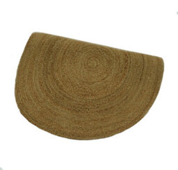 Furniturebox Uk Amir Natural Jute Round Rug 120Cm - thumbnail 3