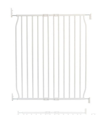 Safetots Screw Fit Metal Baby Gate, White, 80Cm - 90Cm - image 1