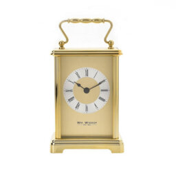 WILLIAM WIDDOP Wm.widdop Carriage Clock - 2 Tone Gilt Dial