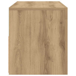Walplus Tv Cabinet With Led Lights Artisan Oak 90X35X40 Cm Engineered Wood - thumbnail 8