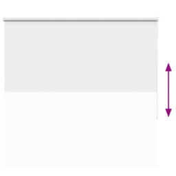 Berkfield Roller Blind Blackout White 165X150 Cm Fabric Width 161.6 Cm Polyester - thumbnail 9