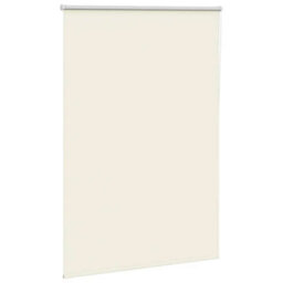 Berkfield Roller Blind Blackout Off White 105X175 Cm Fabric Width 100.7 Cm Polyester - thumbnail 3