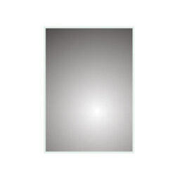 Ibathuk Spectra Wall Mounted Led Illuminated Bathroom Mirror, Designer Bathroom Mirror With Light Sensor & Demister Pad, 600X800mm - thumbnail 1