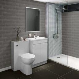 Ibathuk Spectra Wall Mounted Led Illuminated Bathroom Mirror, Designer Bathroom Mirror With Light Sensor & Demister Pad, 600X800mm - thumbnail 2