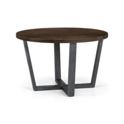 Oakham Premium Huxford 120Cm Dark Oak Round Dining Table - thumbnail 1