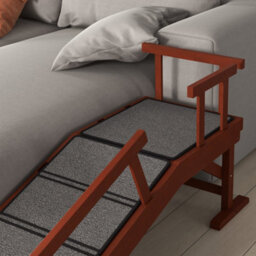 Pawhut Wooden Dog Ramp With Removable Guardrails, Non-Slip Surface, 125 Cm - thumbnail 9