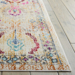Multi Luxurious Traditional Persian Easy To Clean Floral Graphics Rug For Dining Room -121Cm X 173Cm - thumbnail 3