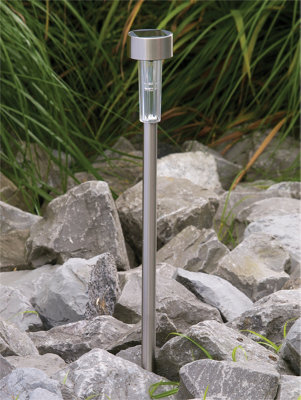 Luxform Solar Fuego Garden Spike Stainless Steel - image 1