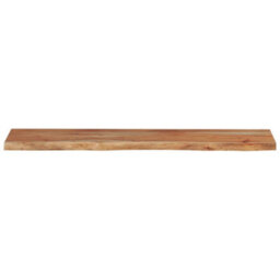 Berkfield Wall Shelf 100X20X3.8 Cm Rectangular Solid Wood Acacia Live Edge - thumbnail 4