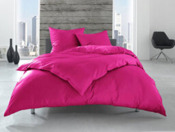 Ameha Plain 3-Piece Duvet Pink Quilt Cover Breathable Microfiber Reversible Super King Set With Pillowcase 260 X 220 Cm - thumbnail 6