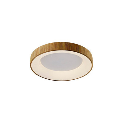 Luminosa Lighting Luminosa Niseko Ring Ceiling 45Cm 30W Led, 3000K, 2250Lm, Wood, 3Yrs Warranty - image 1