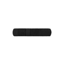 Ohs Luxury 100% Cotton Face Cloth Towel, 30 X 30Cm - Black - thumbnail 1