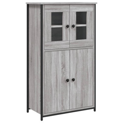 Berkfield Modern Highboard Grey Sonoma 62X32X106.5 Cm Engineered Wood - image 1