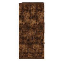 Berkfield Durable Sideboard Smoked Oak 91X29.5X65 Cm Engineered Wood - thumbnail 7