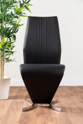 Furniturebox Uk Selina Round Dining Table And 2 Black Willow Chairs - thumbnail 7