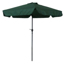 2.2M Patio Umbrella Parasol Outdoor Table Umbrella 6 Ribs Green
