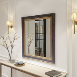 Yearn Classic Bronze Gold Bevelled Wall Mirror - thumbnail 1
