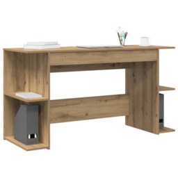 Berkfield Modern With Shelf Other Artisan Oak 140 X 50 X 75 Cm Engineered Wood - thumbnail 3