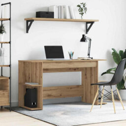 Berkfield Modern With Shelf Other Artisan Oak 140 X 50 X 75 Cm Engineered Wood - thumbnail 2