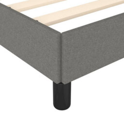 Berkfield Bed Frame Dark Grey 180X200 Cm 6Ft Super King Fabric - thumbnail 7