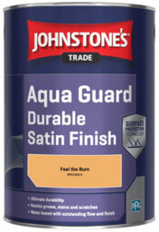 Johnstone's Trade Wood & Metal Aqua Guard Durable Satin Paint Feel The Burn (Ppg1203-5) 1L - thumbnail 2