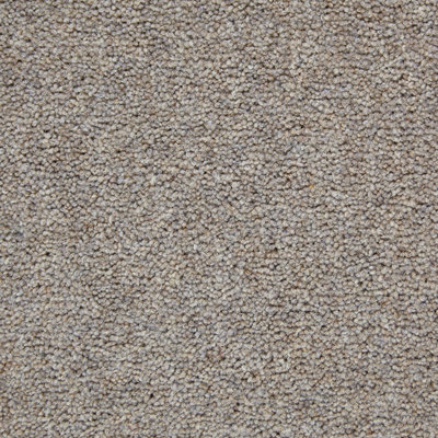 Weald Park Platinum 80/20 Wool Twist Pile Carpet By Remland (Tundra, 4M X 4M)