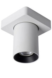 Lucide Nigel Modern Ceiling Spotlight - Led Dim To Warm - Gu10 - 1X5W 2200K/3000K - White - thumbnail 3
