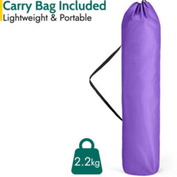 Trail Outdoor Leisure Low Beach Chair Folding Outdoor Camping Garden Festival Lightweight Lounger Seat - Purple - thumbnail 6