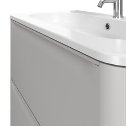 GoodHome Nevado Matt Grey Wall-Mounted Vanity Unit & Basin Set (W)800mm (H)600mm - thumbnail 5
