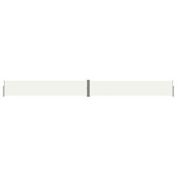 Berkfield Retractable Side Awning Cream 117X1200 Cm - thumbnail 2