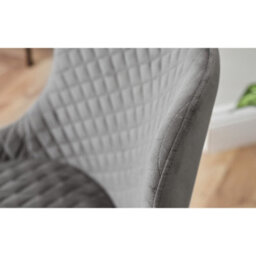 Oakham Executive Lochlan Office Chair In Grey Velvet - thumbnail 7