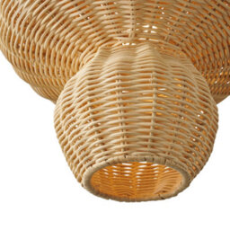 Nordlux Allie Rattan Pendant Light Hand Made Brown,mains - thumbnail 4