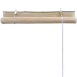Berkfield Natural Bamboo Roller Blinds 4 Pcs 120X160 Cm - thumbnail 6