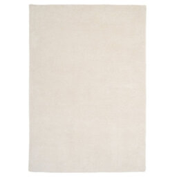 Loomed Off White Beige Luxury Plush Soft Pile Living Area Rug 190Cm X 280Cm