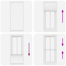 Walplus Pleated Blind White 90X200 Cm Fabric Width 89.4 Cm Polyester - thumbnail 7