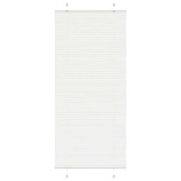 Walplus Pleated Blind White 90X200 Cm Fabric Width 89.4 Cm Polyester