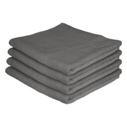 Nicola Spring Cotton Bath Sheets - 160Cm X 90Cm - Charcoal - Pack Of 4