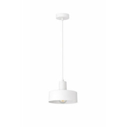 Luminosa Lighting Luminosa Velyo Dome Pendant Ceiling Light White 1X E27 - thumbnail 1
