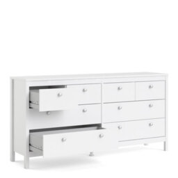 Furniture To Go Madrid Double Dresser 4+4 Drawers In White - thumbnail 4