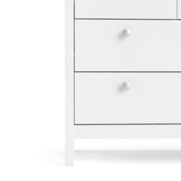 Furniture To Go Madrid Double Dresser 4+4 Drawers In White - thumbnail 7