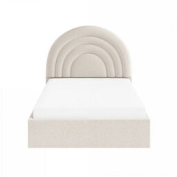 Flair Ava Small Double Ottoman Bed Cream Boucle - thumbnail 6