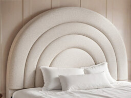 Flair Ava Small Double Ottoman Bed Cream Boucle - thumbnail 4