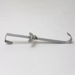 Brass Bee Wreath Hanger - Grey Finish - thumbnail 1