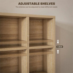 Dvd Cd Media Storage Rack, Video Display Unit, Natural - thumbnail 6